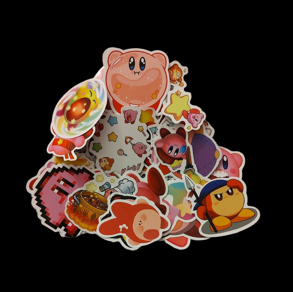 Lot of 35+ Kirby stickers